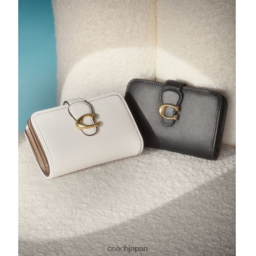 Coach 女性 タビーミディアムウォレット b4/チョーク TZL402335