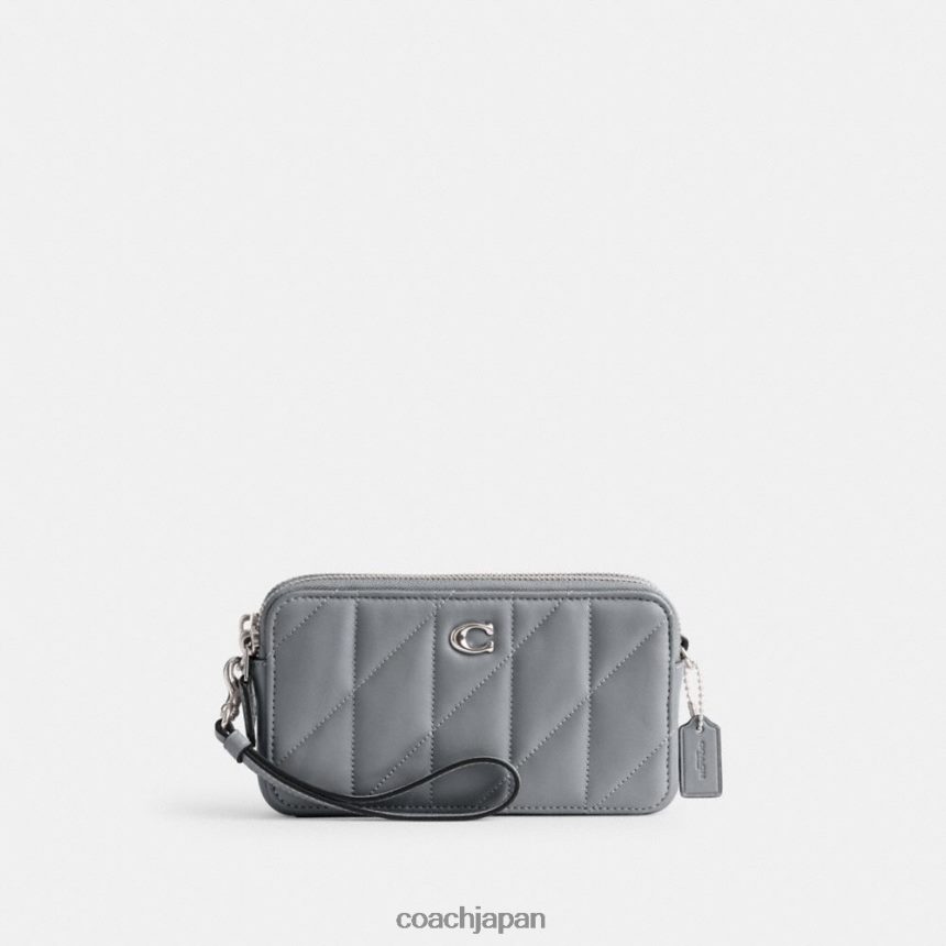 Coach 女性 kira クロスボディ ピローキルティング付き lh/グレーブルー TZL402310