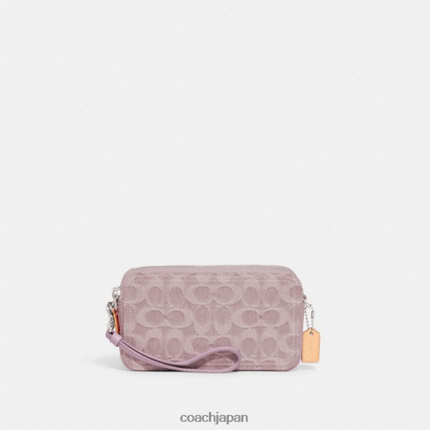 Coach 女性 キラ クロスボディ（シグネチャーデニム） lh/ペールパープル TZL402313