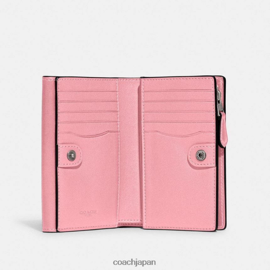 Coach 女性 スタジオミディアムウォレット lh/フラワーピンク TZL402334