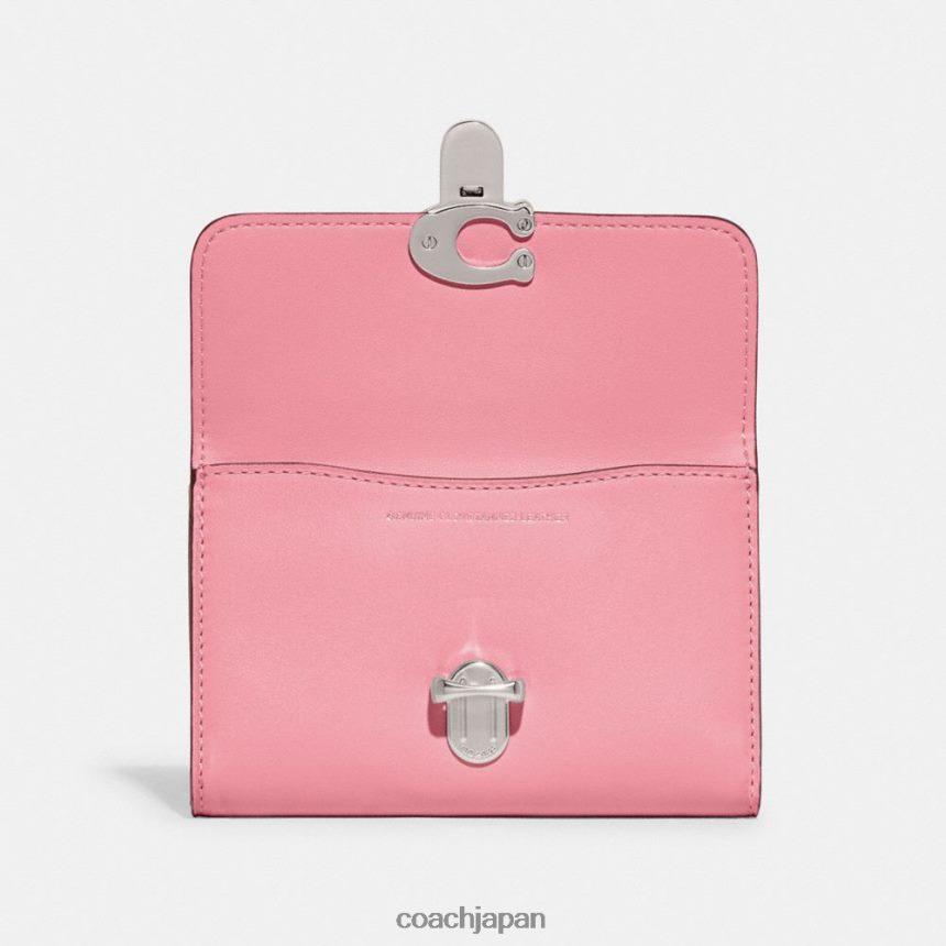 Coach 女性 スタジオミディアムウォレット lh/フラワーピンク TZL402334