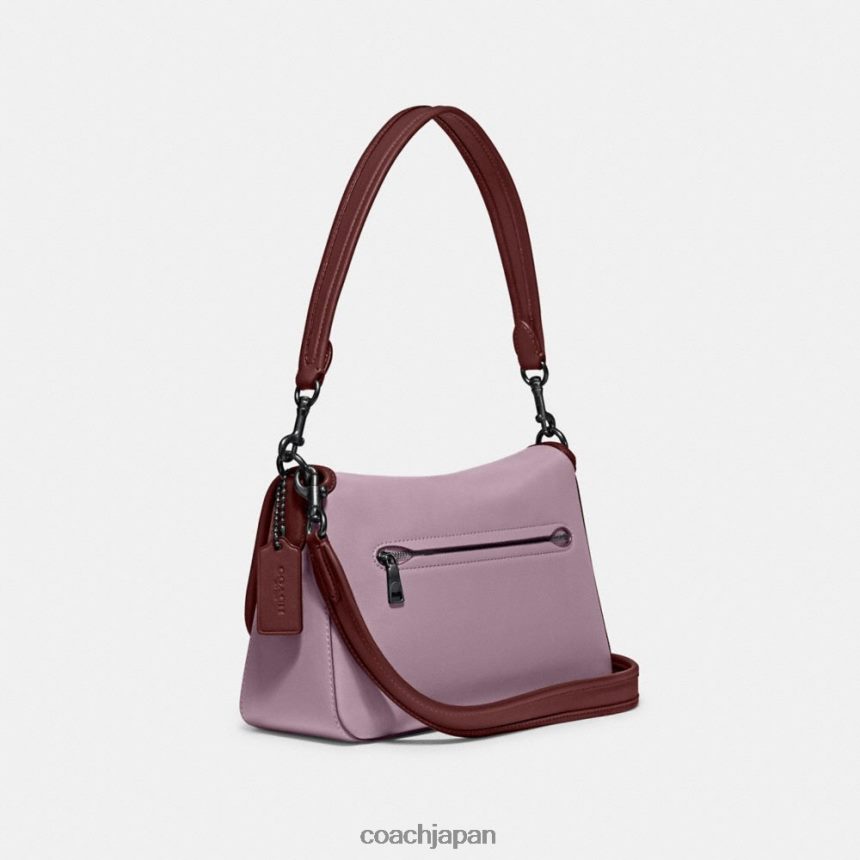 Coach 女性 カラーブロックのソフトタビーショルダーバッグ v5/アイスパープルマルチ TZL402132