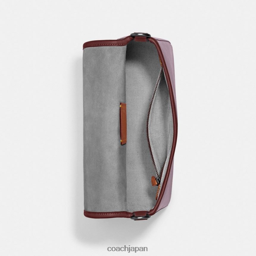 Coach 女性 カラーブロックのソフトタビーショルダーバッグ v5/アイスパープルマルチ TZL402132